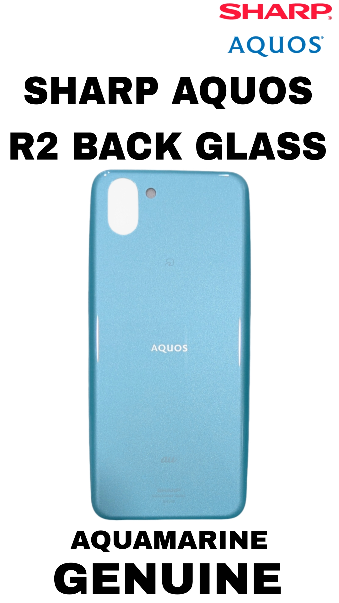 SHARP AQUOS R2 ORIGINAL BACK GLASS