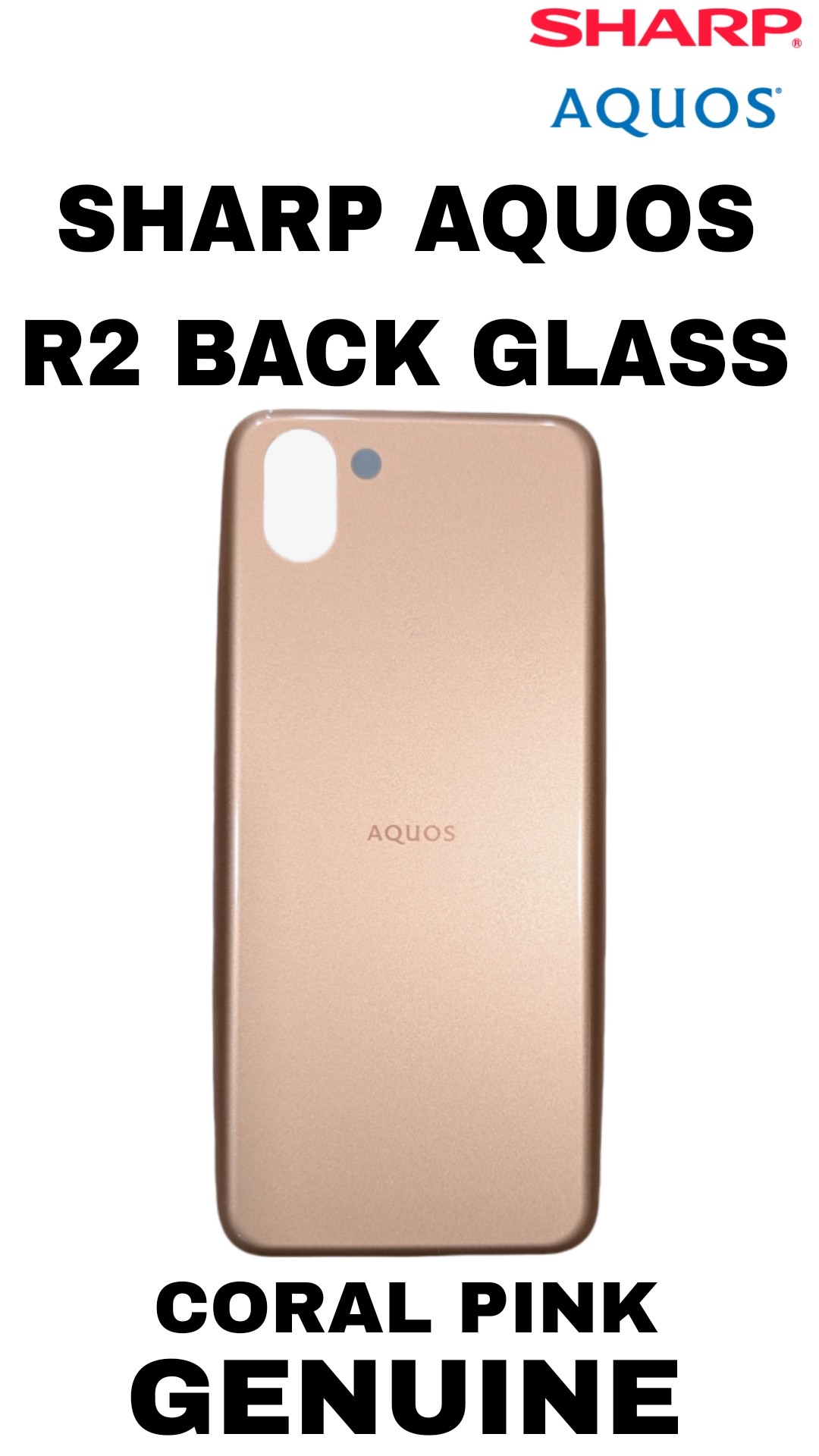 SHARP AQUOS R2 ORIGINAL BACK GLASS